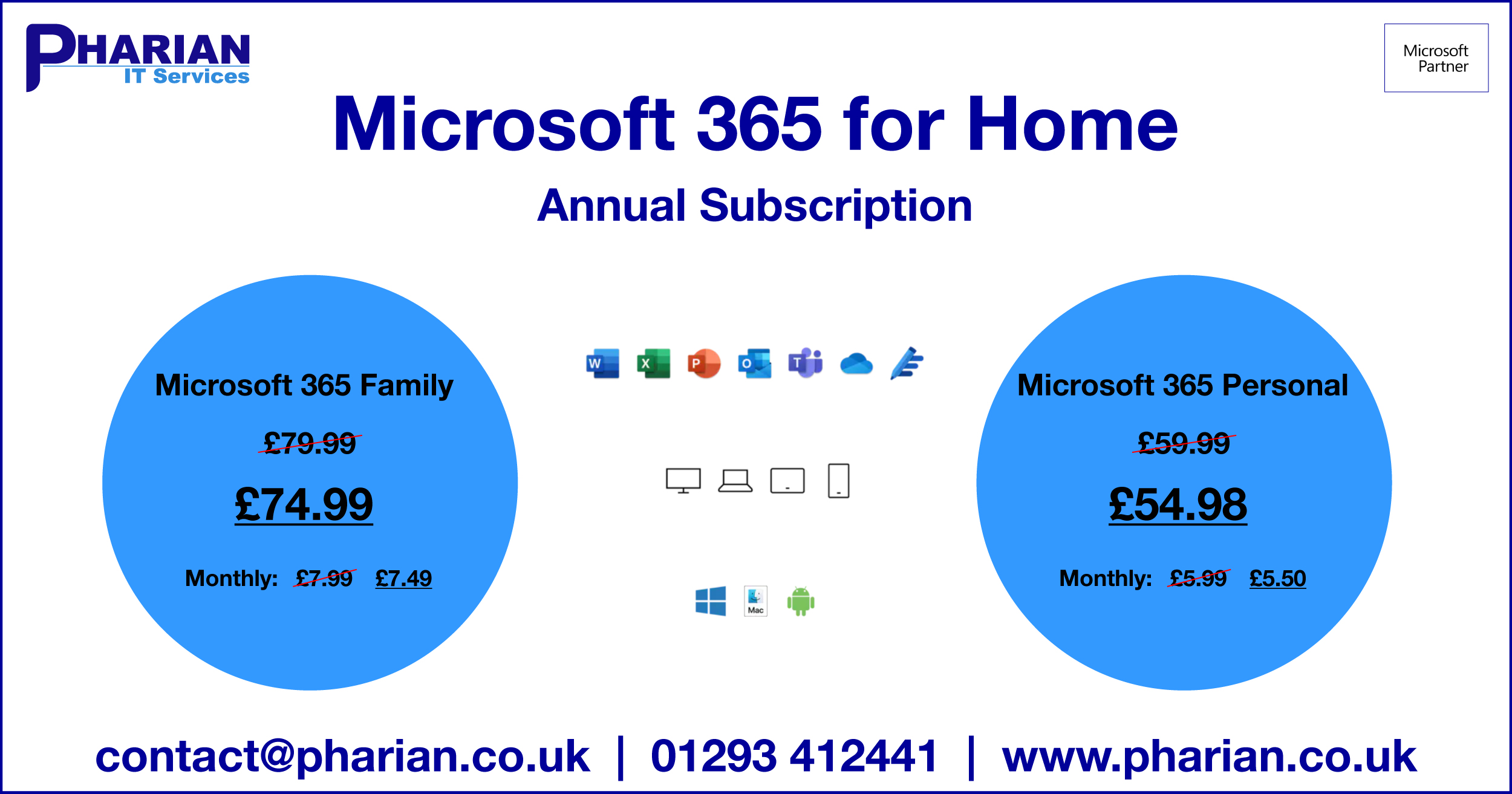 Microsoft 365 For Home - Pharian IT Services