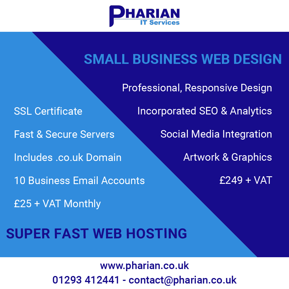 Web Design & Super Fast Hosting - Pharian IT Services